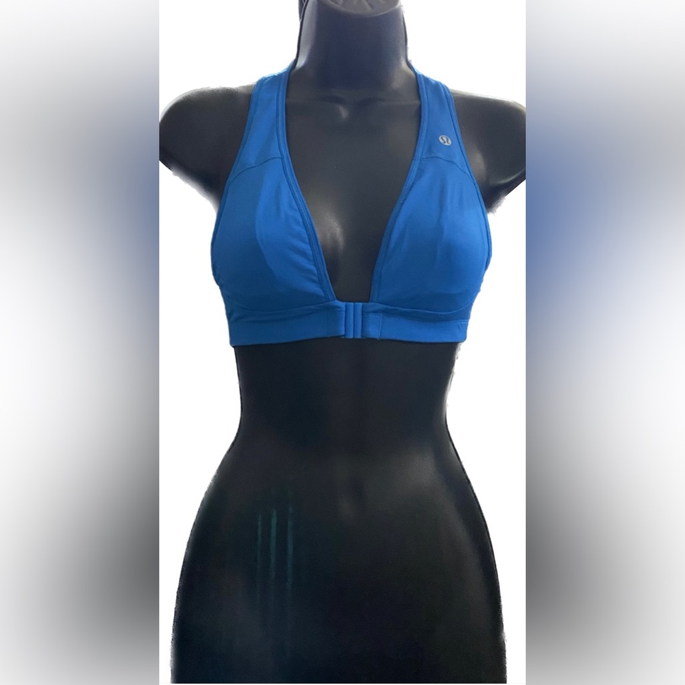 Lulu ROYAL BLU Mesh Racerback XS (no tag)*P1004